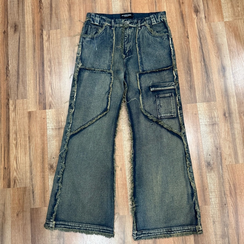No Faith Wide Leg Jeans